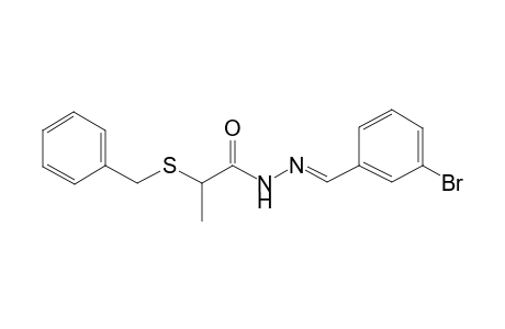 Propiohydrazide, 2-benzylthio-N2-(3-bromobenzylideno)-