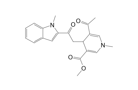 3-ACETYL-5-(METHOXYCARBONYL)-1-METHYL-4-[((1-METHYL-2-INDOLYL)-CARBONYL)-METHYL]-1,4-DIHYDROPYRIDINE