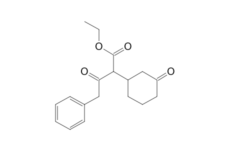 Benzenebutanoic acid, .beta.-oxo-.alpha.-(3-oxocyclohexyl)-, ethyl ester