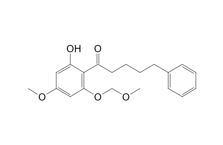 1-[2-hydroxy-4-methoxy-6-(methoxymethoxy)phenyl]-5-phenyl-1-pentanone