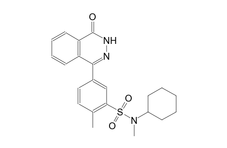 N-cyclohexyl-N,2-dimethyl-5-(4-oxo-3,4-dihydro-1-phthalazinyl)benzenesulfonamide