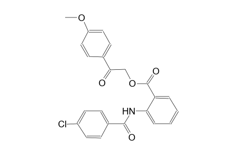 benzoic acid, 2-[(4-chlorobenzoyl)amino]-, 2-(4-methoxyphenyl)-2-oxoethyl ester