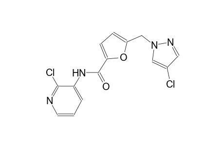 5-[(4-chloro-1H-pyrazol-1-yl)methyl]-N-(2-chloro-3-pyridinyl)-2-furamide