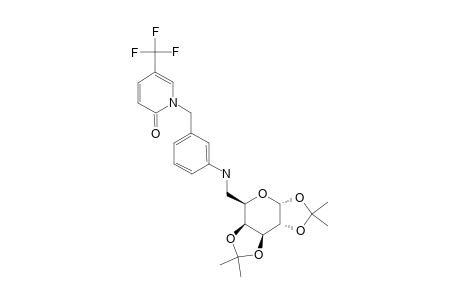1,2:3,4-DI-O-ISOPROPYLIDENE-6-DEOXY-6-[3-(5-TRIFLUOROMETHYL-2(1H)-PYRIDONE-1-YL-METHYLENE)-ANILINO]-ALPHA-D-GALACTOPYRANOSIDE