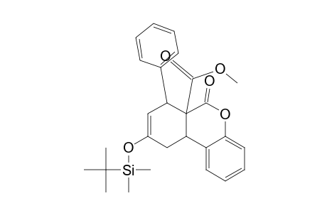 9-[(tert-Butyldimethylsilyl)oxy]-6a-(methoxycarbonyl)-7-phenyl-6a,7,10,10a-tetrahydro-6H-dibenzo[b,d]pyran-6-one