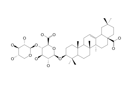 3-O-BETA-[XYLOPYRANOSYL-(1->4)-GLUCURONOPYRANOSYL]-OLEANOLIC-ACID