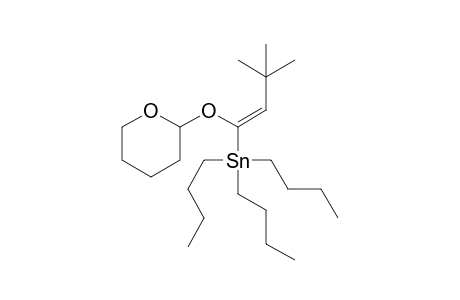 (E)-3,3-Dimethyl-1-(tetrahydropyran-2-yl)oxy-1-tributylstannyl-1-butene
