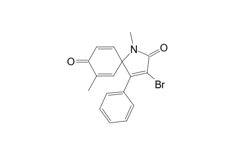 3-Bromo-1,7-dimethyl-4-phenyl-1-azaspiro[4.5]deca-3,6,9-triene-2,8-dione