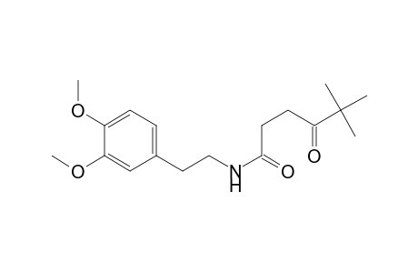 N-[2-(3,4-Dimethoxyphenyl)ethyl]-5,5-dimethyl4-oxohexanamide