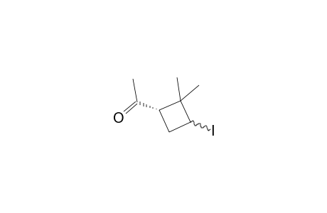 3-Acetyl-1-iodo-2,2-dimethylcyclobutane