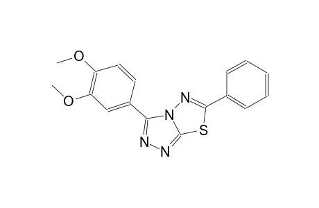 3-(3,4-dimethoxyphenyl)-6-phenyl[1,2,4]triazolo[3,4-b][1,3,4]thiadiazole