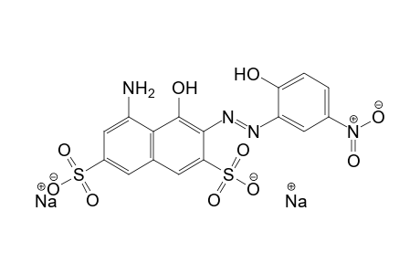 2,7-Naphthalenedisulfonic acid, 5-amino-4-hydroxy-3-[(2-hydroxy-5-nitrophenyl)azo]-, disodium salt