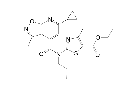 ethyl 2-[[(6-cyclopropyl-3-methylisoxazolo[5,4-b]pyridin-4-yl)carbonyl](propyl)amino]-4-methyl-1,3-thiazole-5-carboxylate