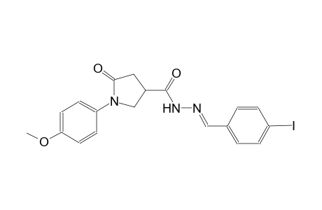 3-pyrrolidinecarboxylic acid, 1-(4-methoxyphenyl)-5-oxo-, 2-[(E)-(4-iodophenyl)methylidene]hydrazide