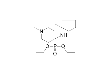 1-METHYL-4-DIETHOXYPHOSPHORYL-4-[(1-ETHYNYLCYCLOPENTYL)AMINO]PIPERIDINE