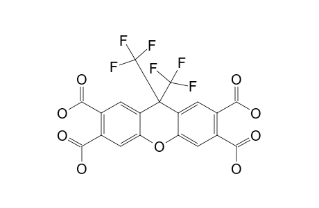 9,9-bis(trifluoromethyl)xanthene-2,3,6,7-tetracarboxylic acid