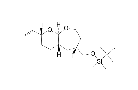 (2R*,4aR*,6R*,9aS*)-6-[(tert-Butyldimethylsiloxy)methyl]-2-vinylpyrano[2,3-b]oxepane
