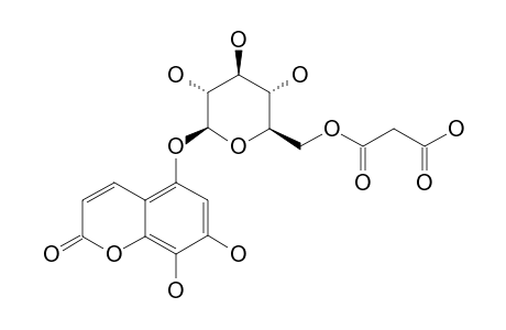 5,7,8-TRIHYDROXYCOUMARIN-5-BETA-(6-O-MALONYL-GLUCOPYRANOSIDE)