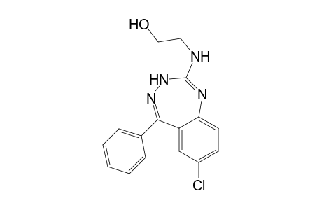 7-Chloro-2-hydroxyethylamino-5-phenyl-3H-1,3,4-benzotriazepine