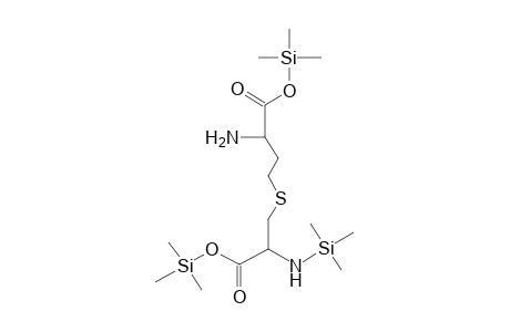 Trimethylsilyl 2-amino-4-((3-oxo-2-[(trimethylsilyl)amino]-3-[(trimethylsilyl)oxy]propyl)sulfanyl)butanoate