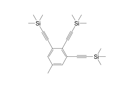 3,4,5-Tris(trimethylsilylethynyl)toluene