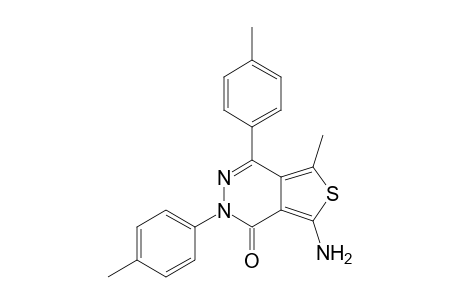 7-Amino-5-methyl-2,4-di-p-tolyl-2H-thieno[3,4-d]pyridazin-1-one