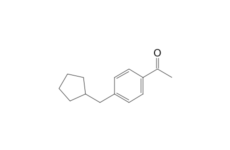 1-[4-(Cyclopentylmethyl)phenyl]ethanone