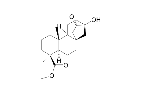 17-Norkauran-18-oic acid, 13-hydroxy-16-oxo-, methyl ester, (4.alpha.,8.beta.,13.beta.)-
