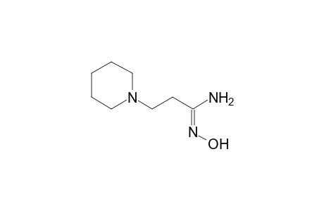 (1Z)-N'-hydroxy-3-(1-piperidinyl)propanimidamide