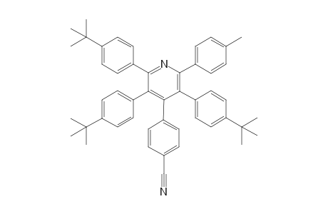 2,3,5-Tris(4-tert-butylphenyl)-4-(4-cyanophenyl)-6-p-tolylpyridine