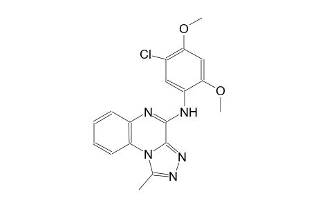[1,2,4]triazolo[4,3-a]quinoxalin-4-amine, N-(5-chloro-2,4-dimethoxyphenyl)-1-methyl-