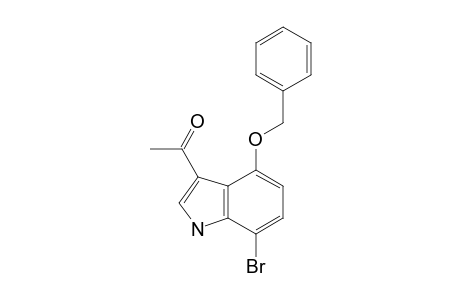 1-[4-(benzyloxy)-7-bromo-1H-indol-3-yl]ethanone