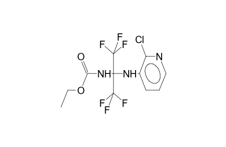 carbamic acid, [1-[(2-chloro-3-pyridinyl)amino]-2,2,2-trifluoro-1-(trifluoromethyl)ethyl]-, ethyl ester
