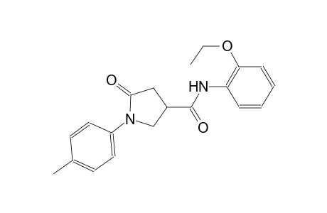5-Oxo-1-p-tolyl-pyrrolidine-3-carboxylic acid (2-ethoxy-phenyl)-amide