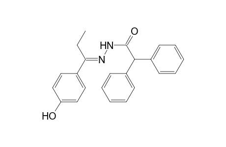N'-[(E)-1-(4-Hydroxyphenyl)propylidene]-2,2-diphenylacetohydrazide