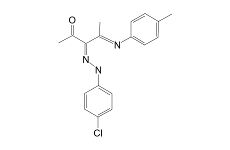 4-(4-METHYLPHENYLIMINO)-3-(4-CHLOROPHENYLHYDRAZONO)PENTAN-2-ONE