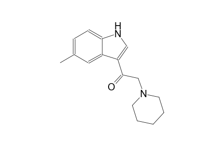 1-(5-methyl-1H-indol-3-yl)-2-(1-piperidinyl)ethanone