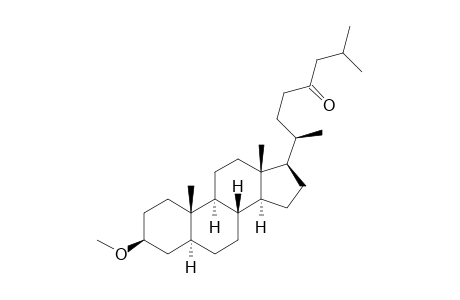 4-Octanone, 7-[(3.beta.,5.alpha.,17.beta.)-3-methoxyandrostan-17-yl]-2-methyl-, (R)-