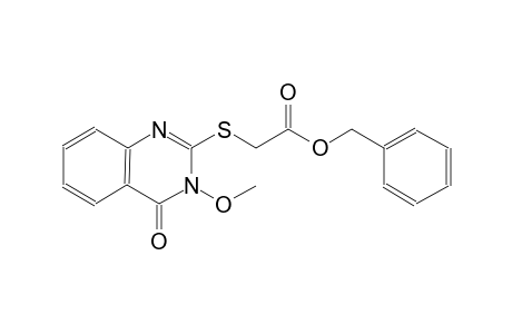 benzyl [(3-methoxy-4-oxo-3,4-dihydro-2-quinazolinyl)sulfanyl]acetate