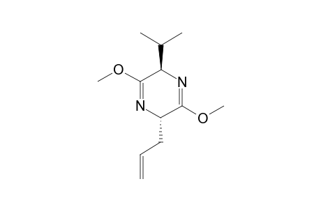 (3R,6S)-6-ALLYL-3-ISOPROPYL-2,5-DIMETHOXY-3,6-DIHYDROPYRAZINE