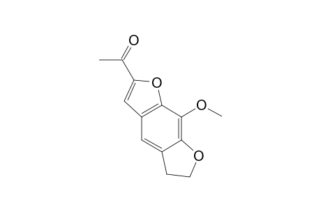 Ethanone, 1-(5,6-dihydro-8-methoxybenzo[1,2-b:5,4-b']difuran-2-yl)-