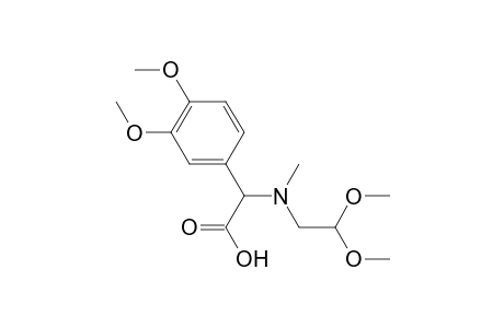 N-(2,2-Dimethoxyethyl)-N-methyl-3,4-dimethoxyphenylglycine