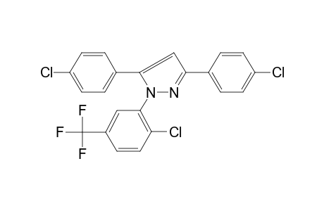 3,5-bis(4-chlorophenyl)-1-[2-chloro-5-(trifluoromethyl)phenyl]-1H-pyrazole