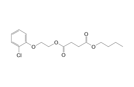 Succinic acid, butyl 2-(2-chlorophenoxy)ethyl ester