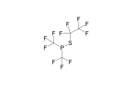 (perfluoroethylthio)bis(trifluoromethyl)phosphine