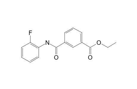 Isophthalic acid, monoamide, N-(2-fluorophenyl)-, ethyl ester