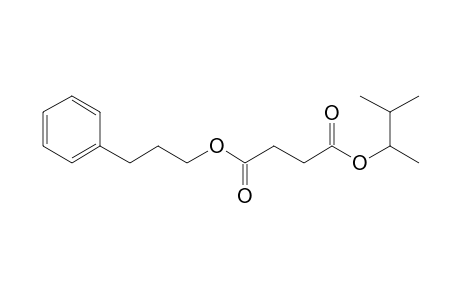 Succinic acid, 3-methylbut-2-yl 3-phenylpropyl ester