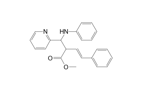 Methyl (E)-4-Phenyl-2-[(2-pyridiyl)(phenylamino)methyl]-3-butenoate
