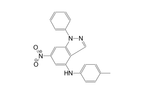 1H-indazol-4-amine, N-(4-methylphenyl)-6-nitro-1-phenyl-