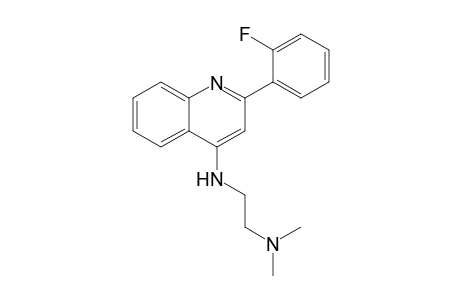 N-[2-(Dimethylamino)ethyl]-2-(2-fluorophenyl)quinolin-4-amine